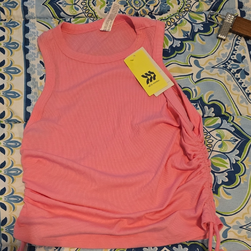 All in Motion Coral Tank Top S